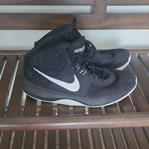 Nike Black and Gray High-Top Sneakers